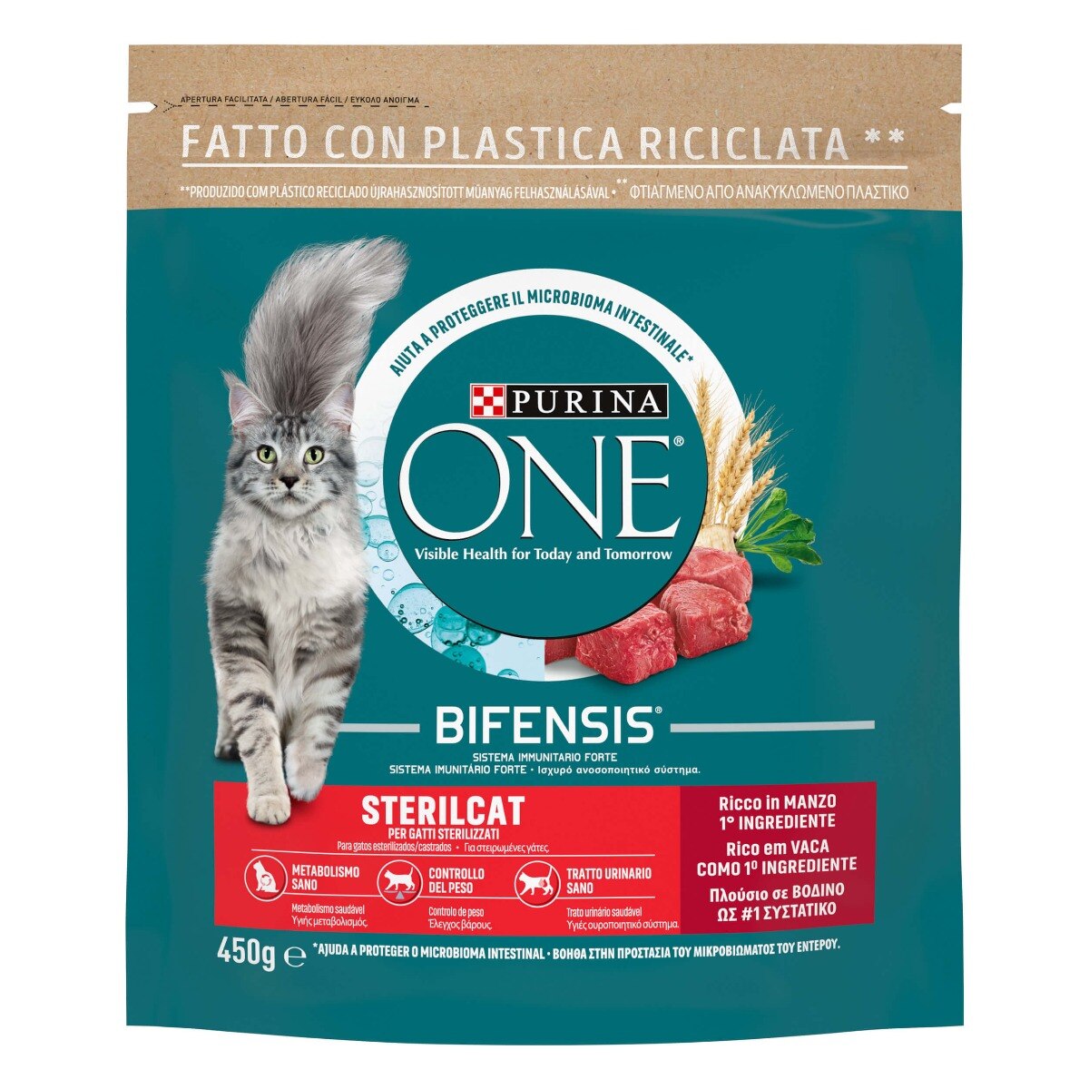 Purina One Bifensis Crocchette Sterilcat Con Manzo Purina Shop