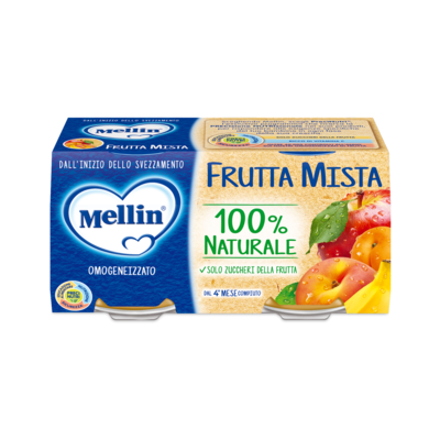 FRUTTA MISTA - Confezione da 200 g ℮ (2 vasetti x 100 g)