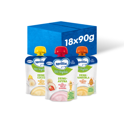 MELLIN BOX - MERENDE 100% vegetali 18x90g