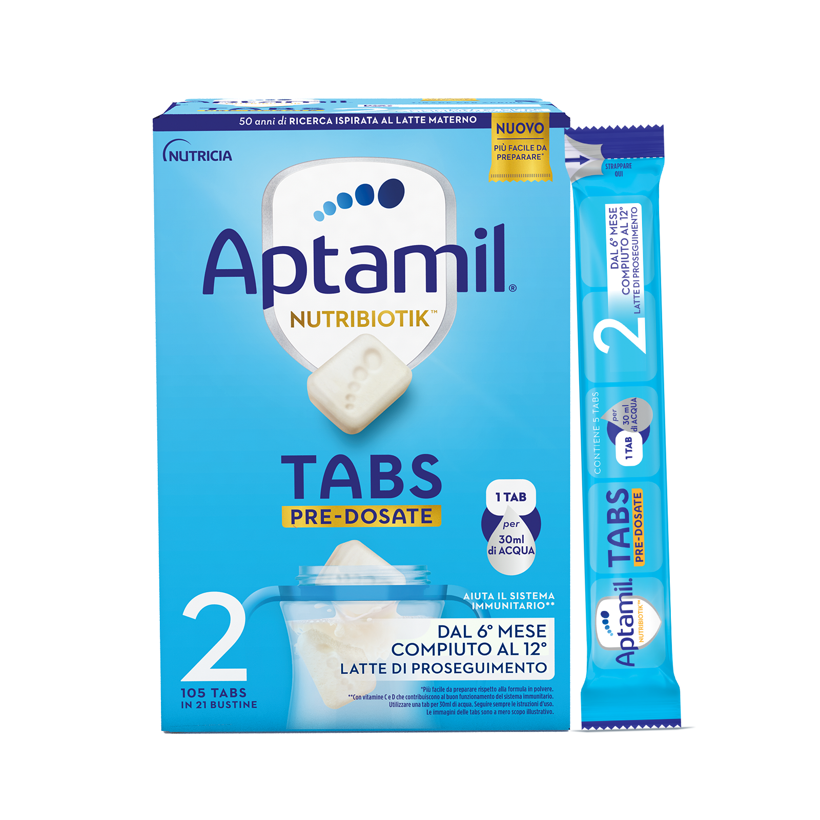 Aptamil 2 Latte Polvere 1200g by Aptamil