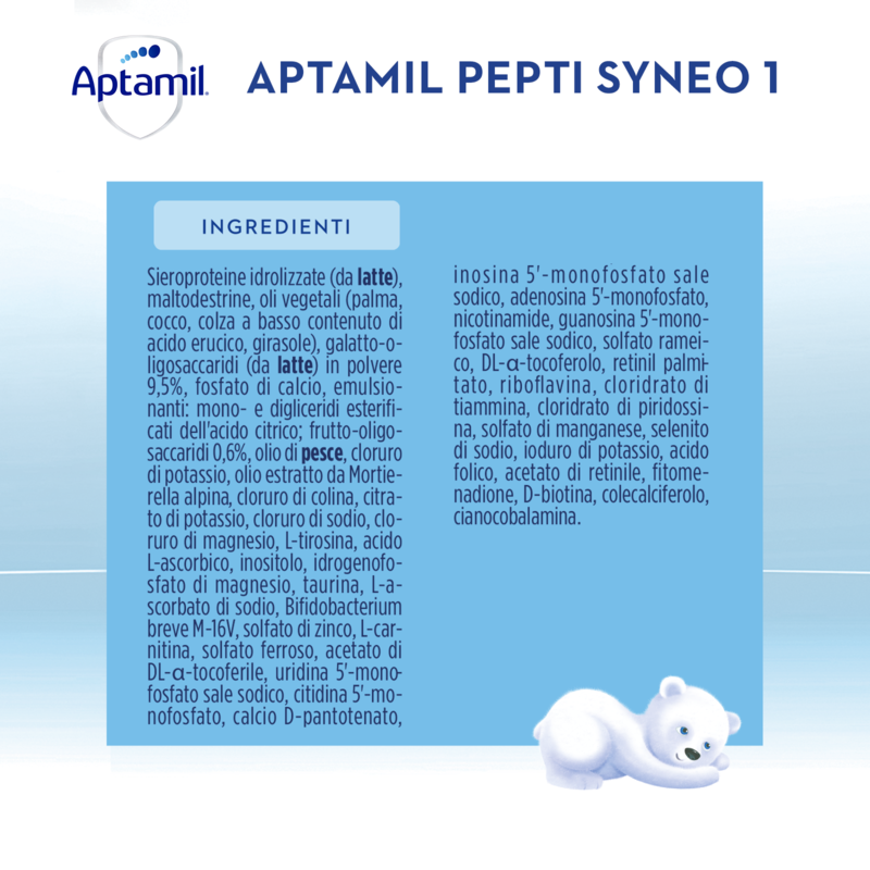 Aptamil Latte Pepti Syneo 1 400gr Polvere MILUPA-NUTRICIA