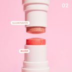 stick duo blush & illuminante