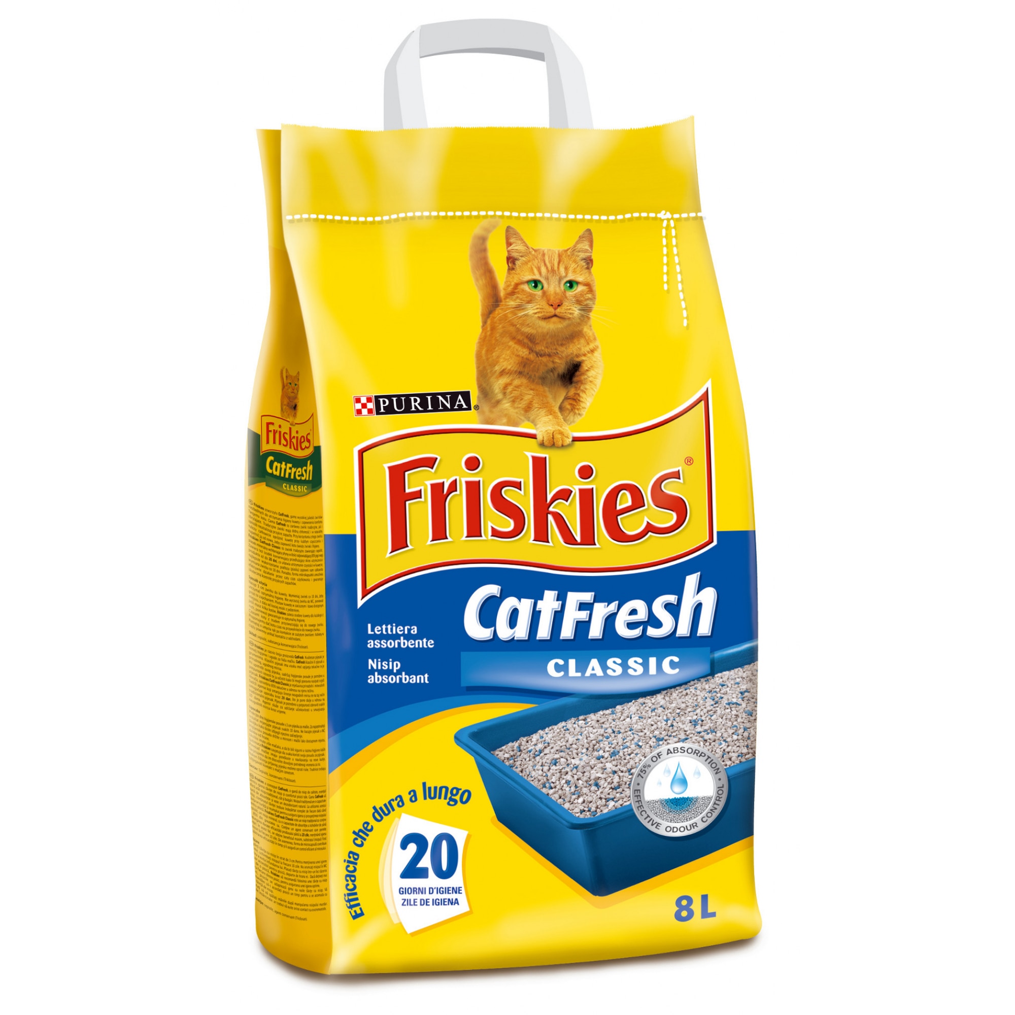 Lettiera per gatti cat fresh classic 8lt 5Kg