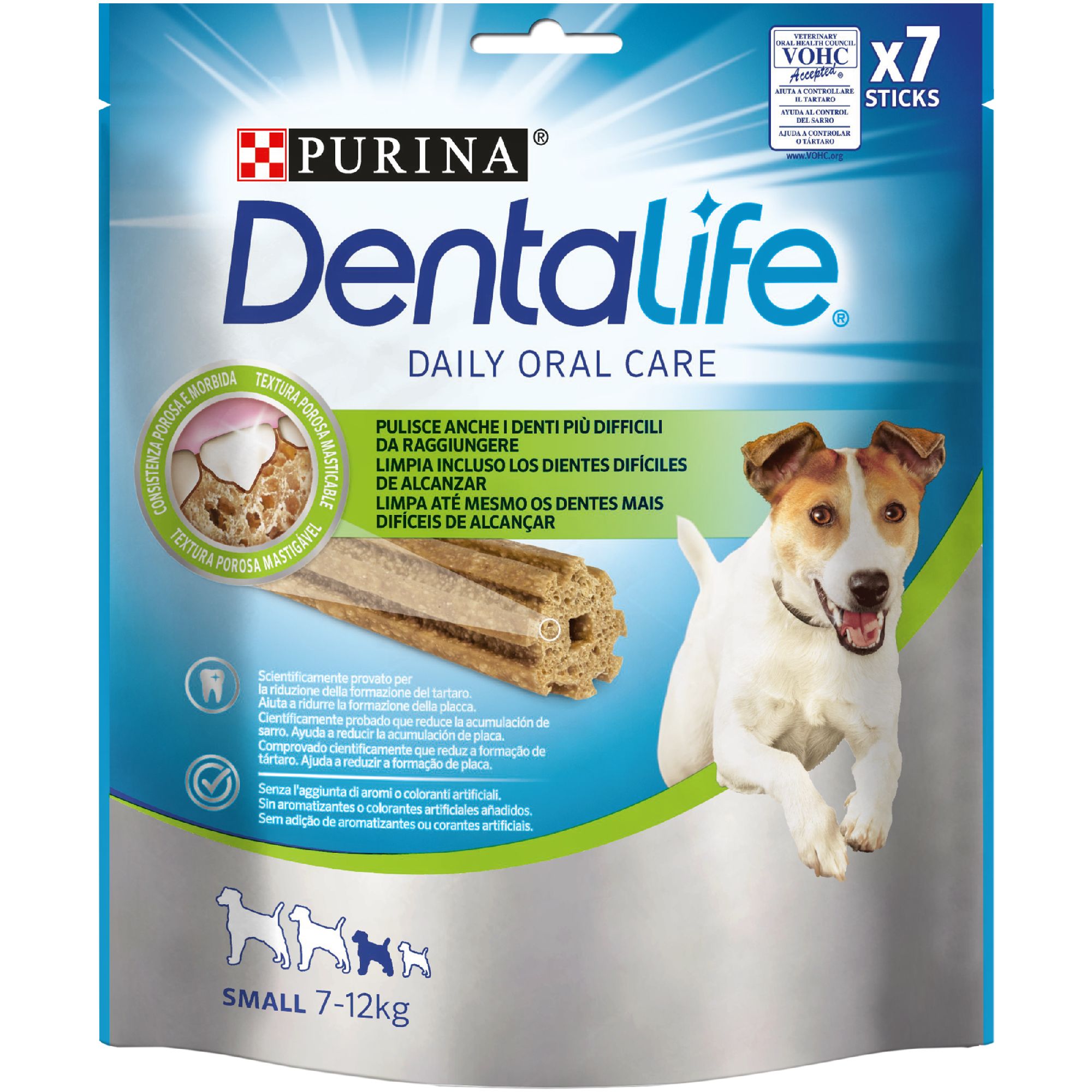 DENTAL SNACK PER CANI 7 PZ TAGLIA PICCOLA E MEDIA 110 g NOIDUE PRIMIA -  Primia