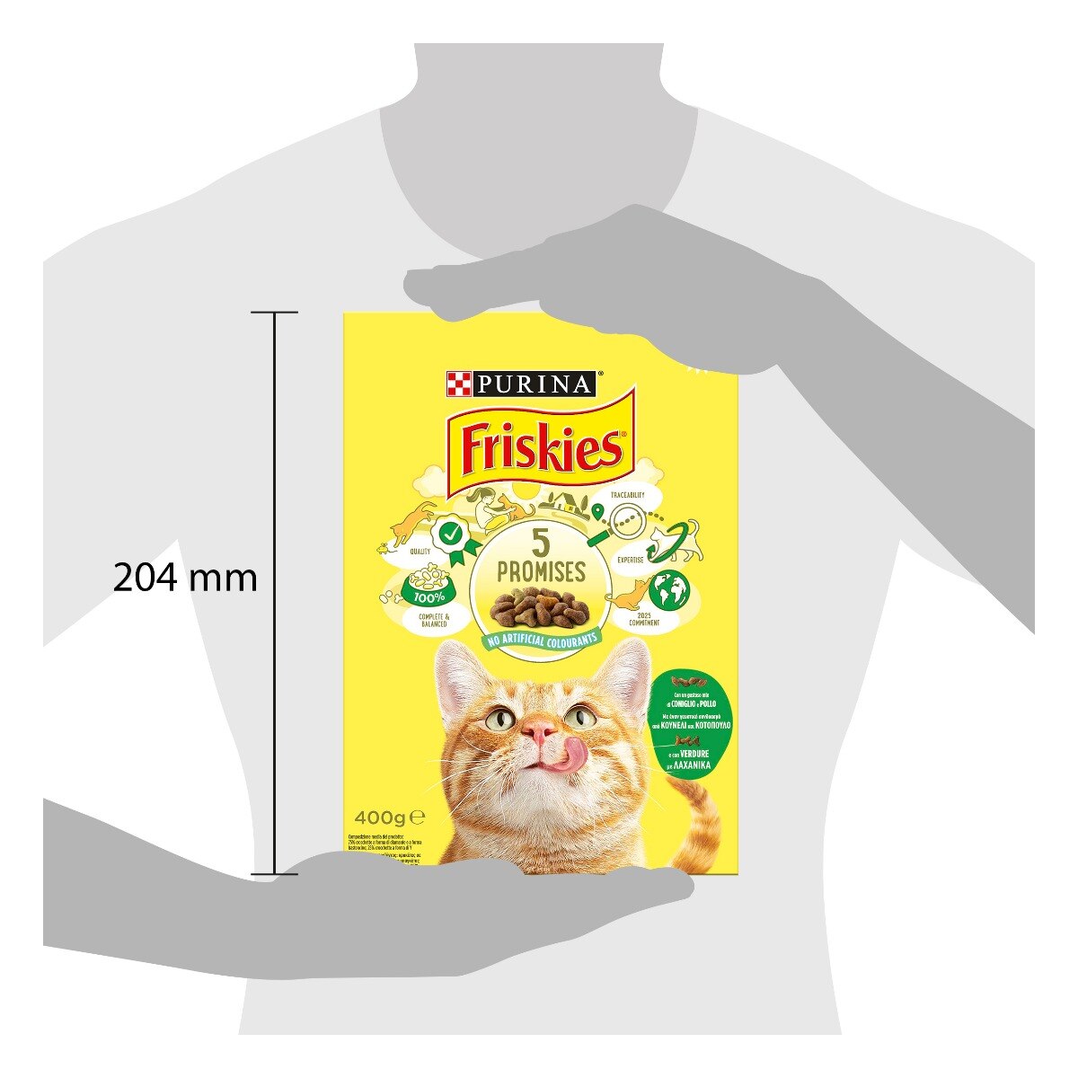 FRISKIES Gatto Crocchette Adult con Coniglio, con Pollo e con Verdure