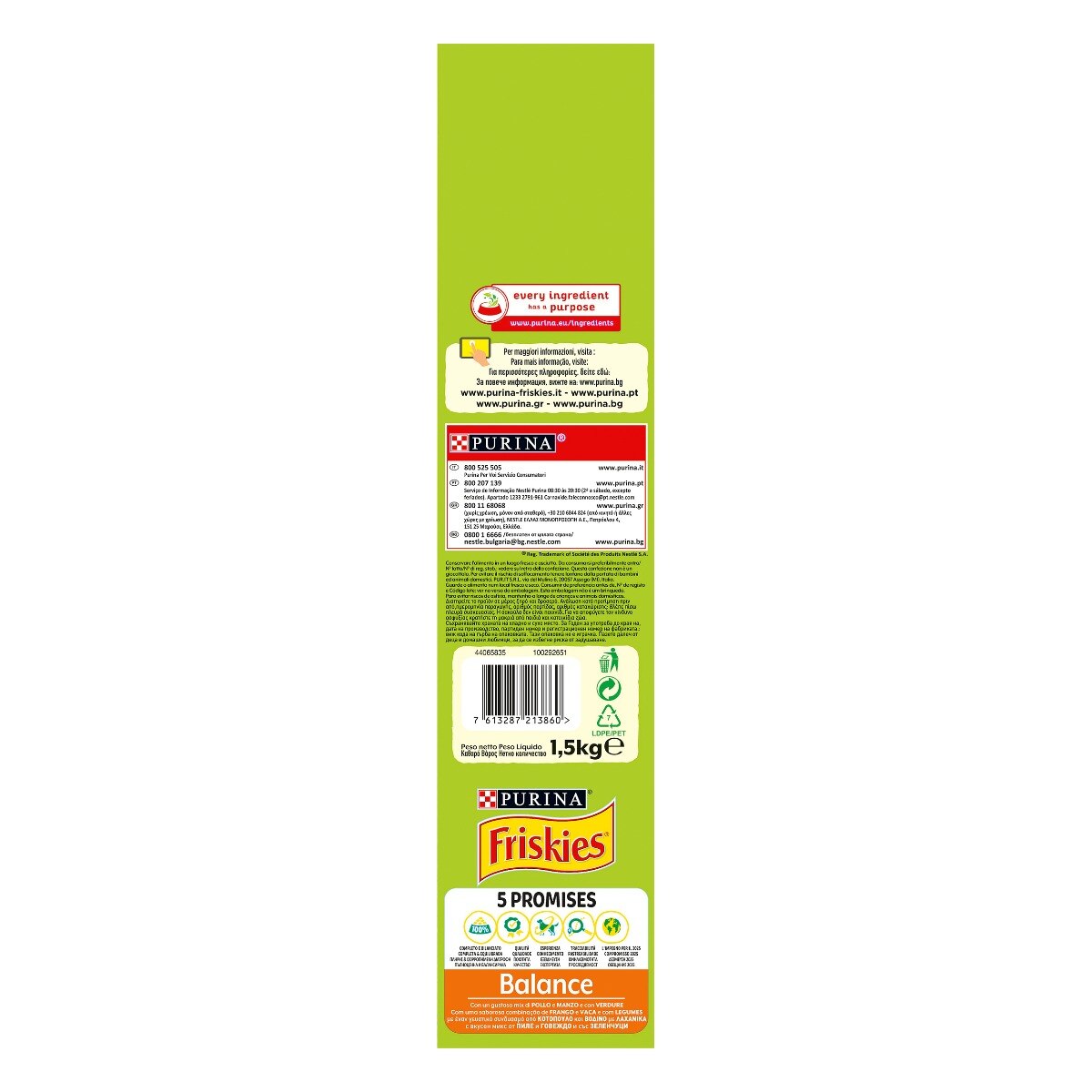 Vitafit clearance balance friskies