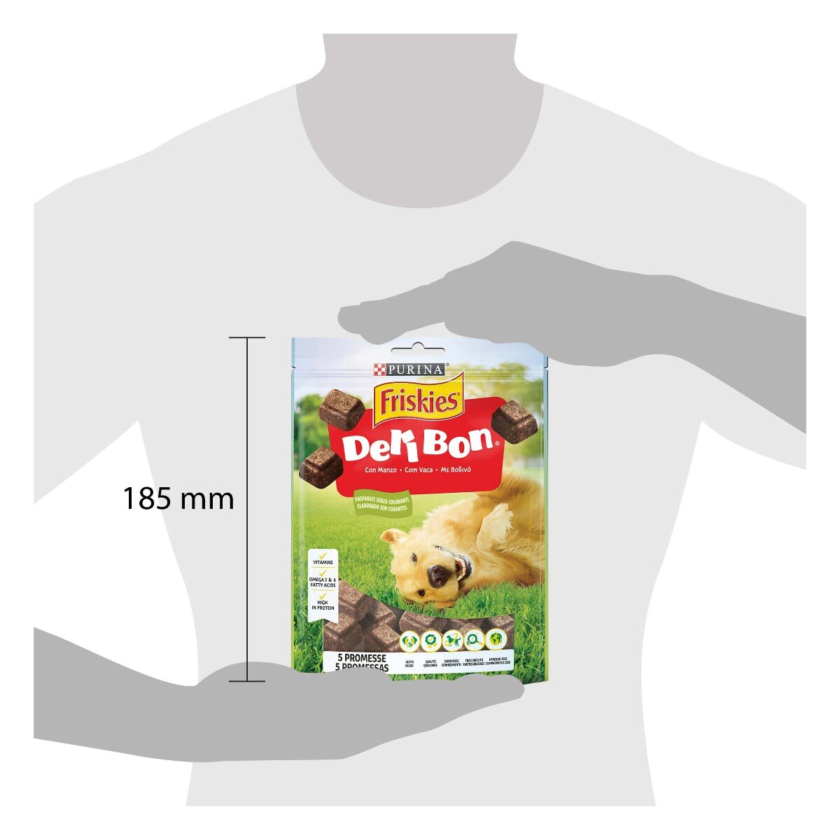 FRISKIES Delibon deliziosi bocconcini con manzo per Cane | PURINA Shop