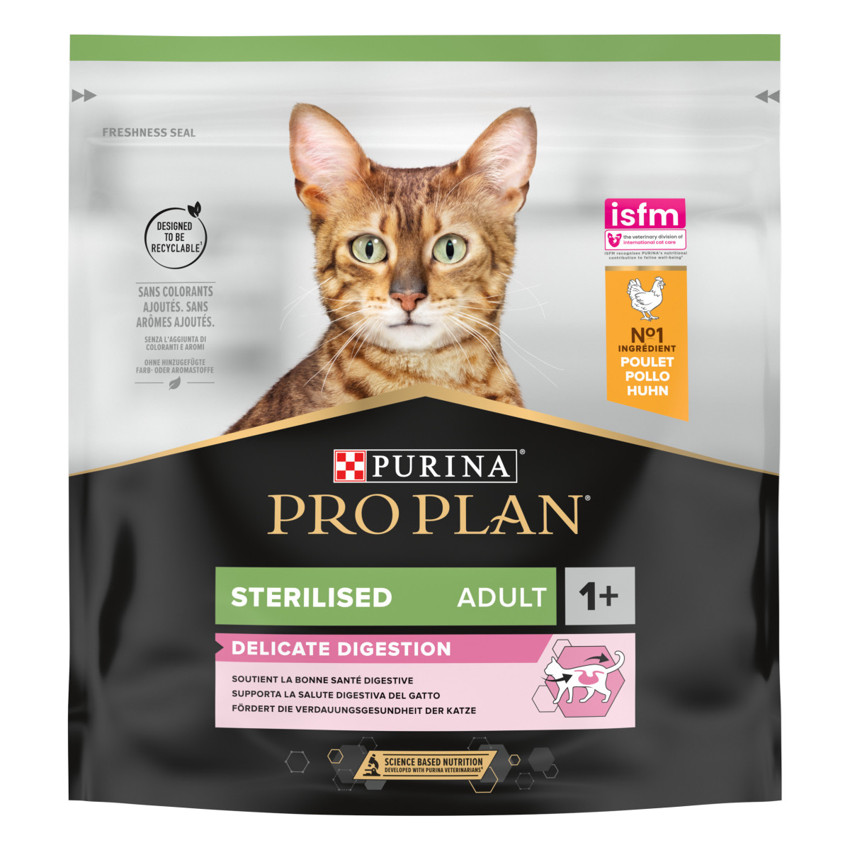 Il numero 1 del risparmio-OPTIMO CROCCHETTE PER GATTO STERILIZZATO CON  POLLO IN FORMATO DA 1,5 KG