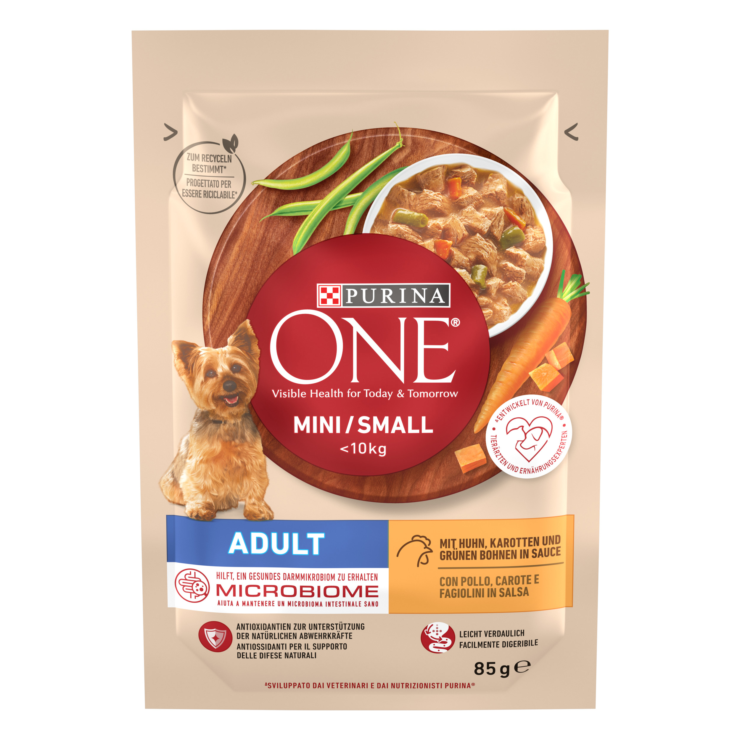 PURINA ONE MINI Bocconi in salsa Adult Pollo e verdure PURINA Shop