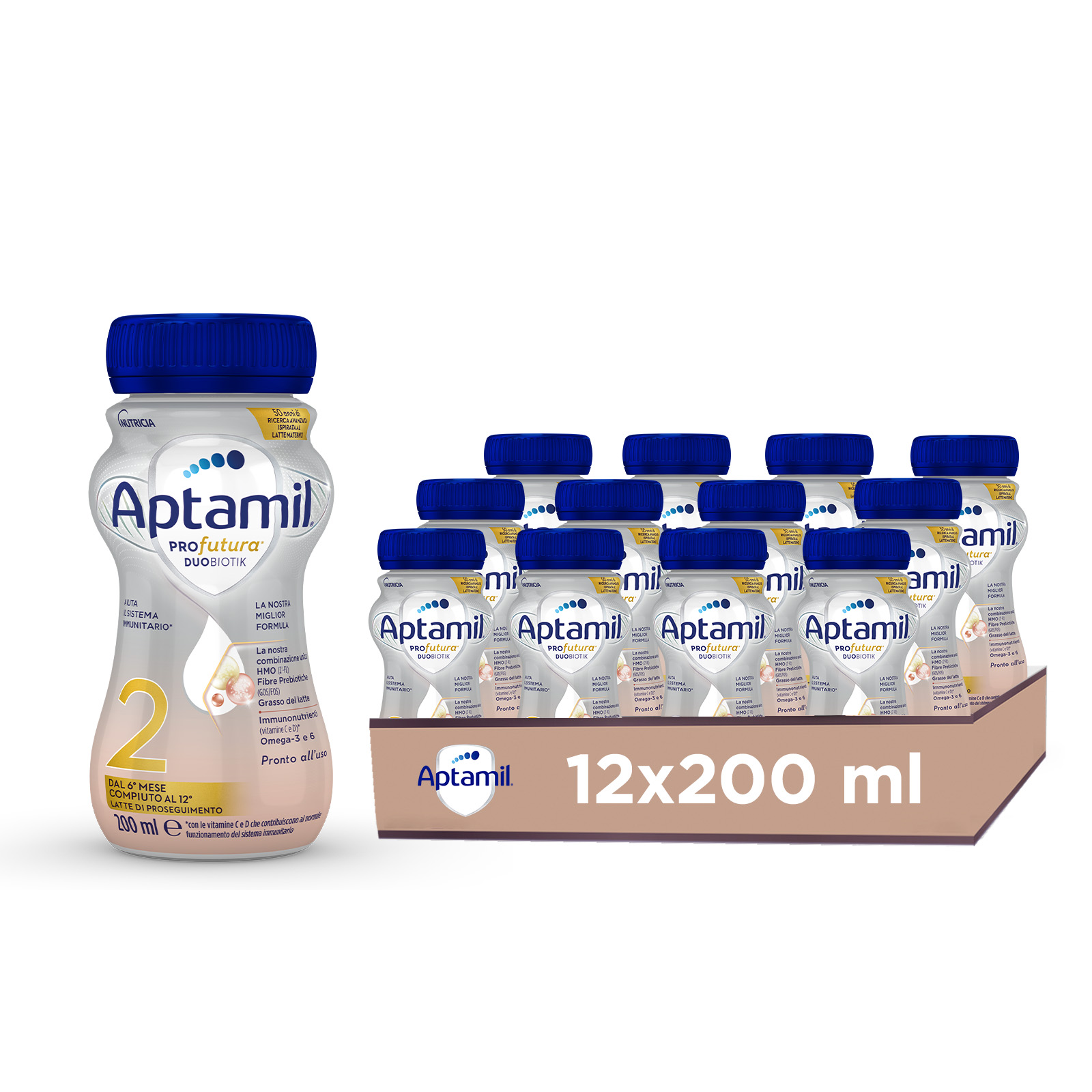 Aptamil Latte Liquido Profutura 2 - 200 ml