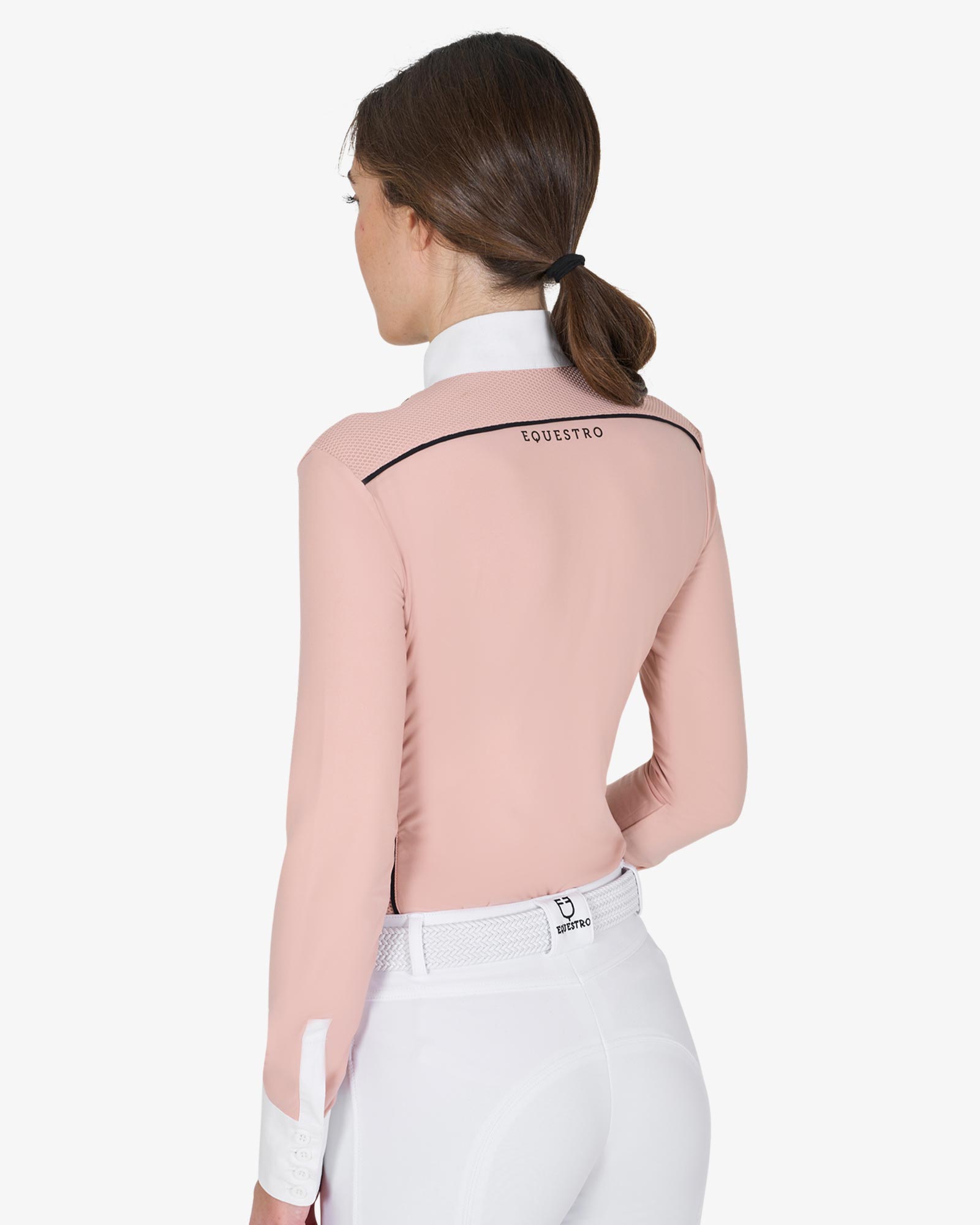 FIGSPRO™ Piqué Polo mit überschnittener Schulter für Damen - Weide